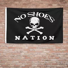 For No Shoes Nation Fans 3x5 ft Flag Banner