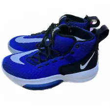 Nike Zoom Rize Men’s size 5.5 basketball shoes blue white high tops school gym