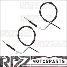 Pair of Front Brake Cables Fit for Suzuki LT 80 Quad Sport 1987-2006 (For: Suzuki)