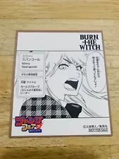 BURN THE WITCH JUMP Card NOT FOR SALE Obito Kubo