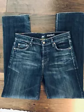 7 For All Mankind Standard Men's Denim Jeans Flash Blue Button Fly 32 x 31