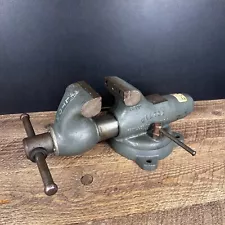 Vintage WILTON 9300 BULLET VISE 3" Jaws, Swivel Base - Machinist - USA -MFD 1968