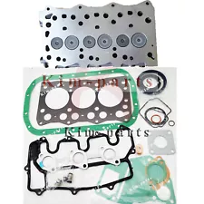 New Complete Cylinder Head Valves + Full Gasket Set for Isuzu 3LD1 Diesel Engine