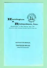 H&R Model Trapdoor Rifles Owners Manual Reproduction