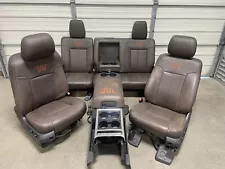 1999-2016 FORD F250 F350 F450 SUPER DUTY KING RANCH FRONT & REAR SEATS