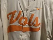 Tennessee Volunteers Cream XL baseball jersey