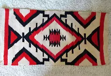 Vintage Navajo Blanket 38x19