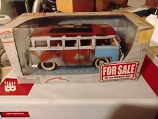 2006 Jada 1:24 For Sale "1962 VW Bus" *Multi Color-Rust-Aged