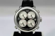 JACOB & CO H24 SSB LIMITED EDITION STAINLESS STEEL WATCH W. BLACK DIAL AUTOMATIC