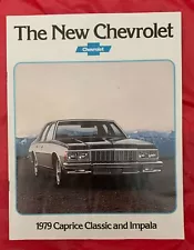 1979 Chevrolet "CAPRICE / IMPALA" - Original Car Dealer Sales Brochure / Catalog