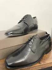 Florsheim Welles Men’s Leather Soles Dress Shoes, Size 11.5 3E Black Preowned