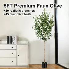 Faux Realistic Olive Trees Artificial Olive Tree For Indoor Living Room Decor