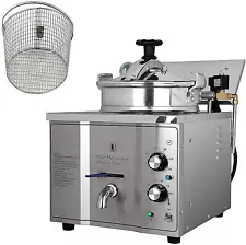 110V 16 L Commercial Electric Pressure Fryer Chicken Deep Fryer Machine 304 SS