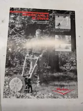 HURRICANE 5 BLOWER SALES BROCHURE SINGLE PAGE PARKER TURF CARE LAWN EQUIPMENT