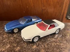 Chevrolet Corvette 1991 Blue Chicago 1992 White Convertible Promo Car Lot READ