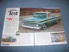 1966 Chevy C/10 Custom Cab RestoMod Article "Put to the Test" C10 Short-Bed