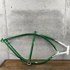 Schwinn Cruiser Deluxe 7 Frame Cantilever Klunker Green Balloon Tire 26" Wheel