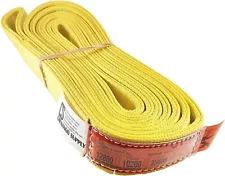 DD Sling (USA Made) 2 Ply, 2IN X 20FT Lifting Slings, 12,800 lbs Vert, 10,200