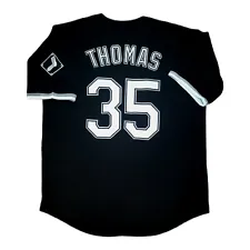 Frank Thomas Chicago White sox Jersey Throwback Stitched Black NEW SALE!