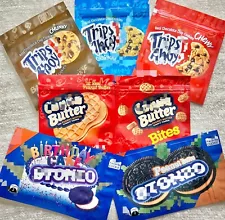 25 Ct Empty Cookies & Gummies Candy Bag Sealable Packaging Zip Lock USA Seller!!