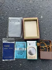 RARE Early YAOU 6 Transistor Radio 1959 Japan Original Accessories WORKS! 6G-819