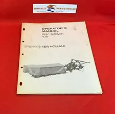 Sperry New Holland Disc Mower 438 Service Manual 42043810