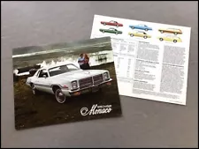 1978 Dodge Monaco and SS Brougham Original Car Sales Brochure Catalog