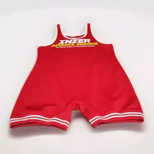 Inzer Powerlifting Singlet Red Adult Size Large