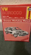 Haynes: VW Scirocco 1982 to 1990 Owners Manual - Hardcover