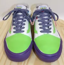 Vans x Disney Pixar Toy Story Buzz Lightyear Sneakers 721278 Low Top M 6.5 - W 8