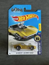 Hot Wheels 2017 1st Release Gold Gas Monkey Garage 68 Corvette Screen Time 3/10