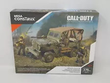 MEGA BLOKS CONSTRUX Call of Duty Infantry Scout Car Jeep FDY77 NEW SEALED 2017