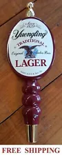 YUENGLING BREWERY LAGER BEER VINTAGE BAR TAP HANDLE KEG MARKER NEW 7"