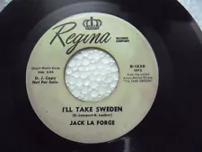 JACK LA FORGE R 1330 NOT FOR SALE RARE SINGLE 7" 45 record VG+