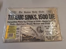 titanic newspapers for sale