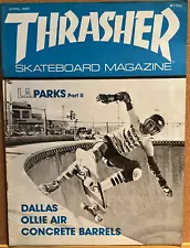 THRASHER Skateboard Magazine #4 April 1981 — BRAND NEW - MINT (9.4 or better!)