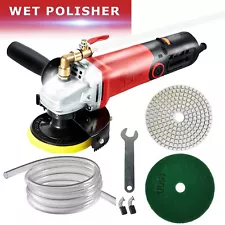 4" Variable Speed Electric Wet Stone Polisher for Granite Marble Concrete