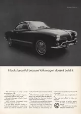 1971 Karmann Ghia: Looks Beautiful Volkswagen Doesn’t Build It Vintage Print Ad