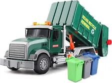 Garbage Truck Waste Management Friction Power Trash Cans Vehicle LED Sound Toy