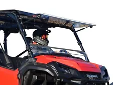 SuperATV Scratch Resistant Flip Windshield for Honda Pioneer 1000 / 1000-5