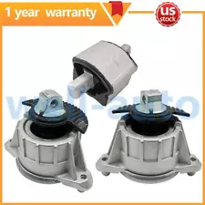 3pcs New Engine and Transmission Mount Kit For Benz CLS C218 CLS63 AMG E63 AMG