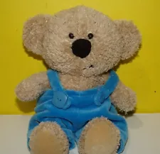 American Greeting Boomerang Bear Koala plush 8" Carlton blue overalls Cutie