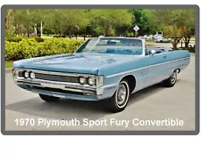 1970 Plymouth Sport Fury GT Convertible / Fridge / Tool Box Magnet