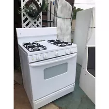 Gas Stove White Works Great Used Pre- Owned