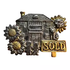 Best Brooch Pendant For Sale Sold House Silver Gold Tone Realtor Real Estate