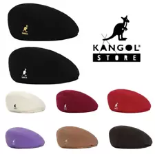 Kangol Wool 504 Flat Cap Men Women Casual Woolen Beret Hat Winter Newsboy Caps