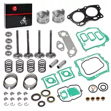 Engine Rebuild Kit Piston Gasket Valve For EZGO Golf Cart Robin 350cc 1996-02