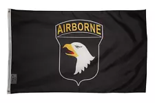 101ST Airborne Division (Screaming Eagles) 3 x 5 Flag/Banner 100D