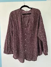 Maroon Blouse