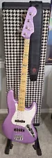 2017 Fender Limited Edition Adam Clayton Jazz Bass Purple Sparkle